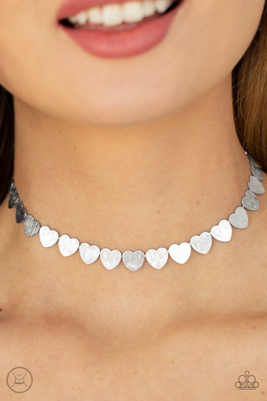 Playing HEART To Get - Silver Choker