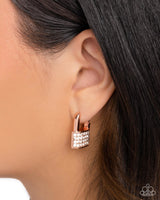 Locked Luxury - Copper Earrings