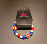 Kid's Red, White, and Blue Star Bracelets