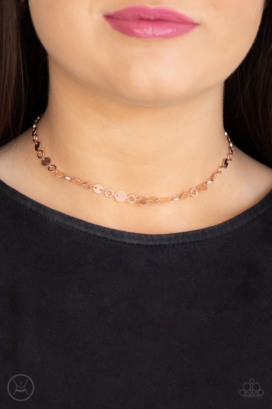 Inner Spotlight -Rose Gold Choker 