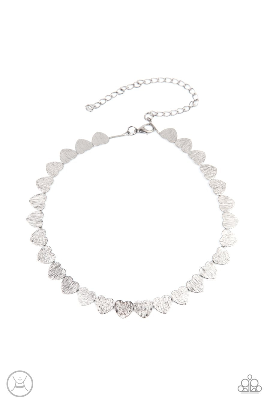 Playing HEART To Get - Silver Choker