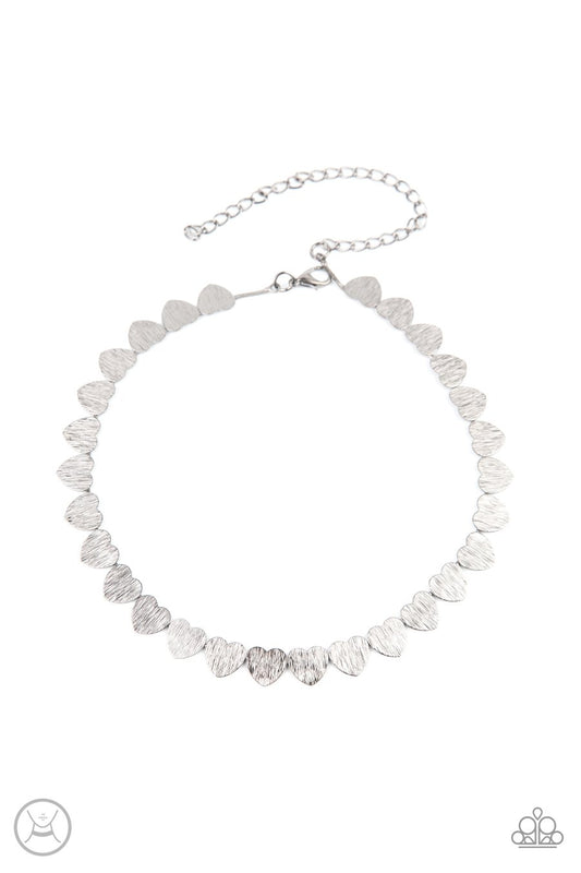Playing HEART To Get - Silver Choker