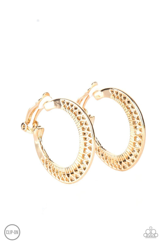 Moon Child Charisma - Gold Clip-On