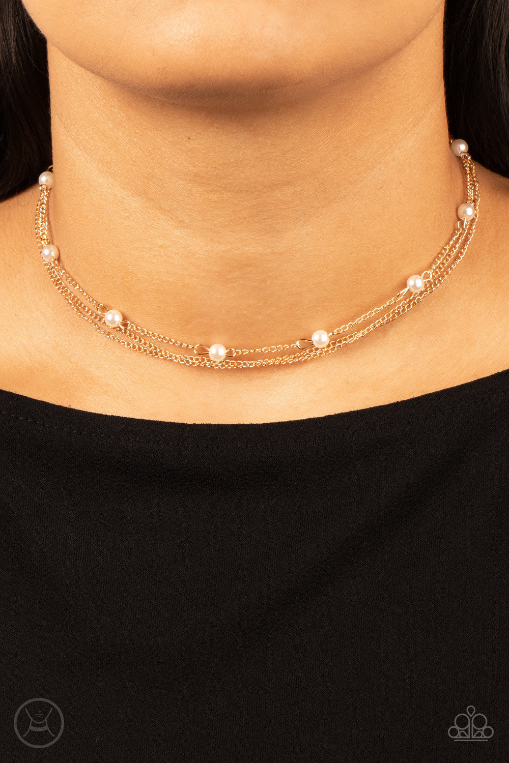Daintily Dapper - Gold Choker