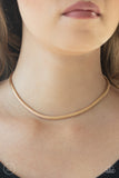 Flat Out Fierce - Gold Choker