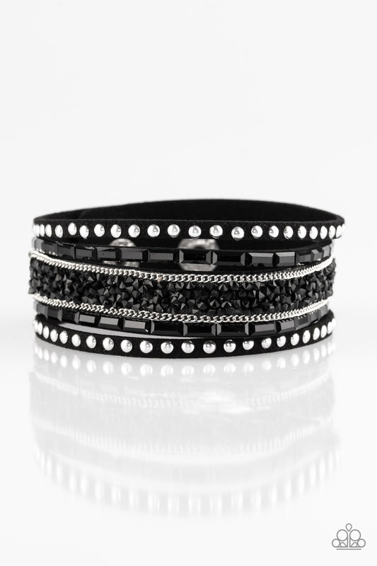 Rhinestone Rocker - Black